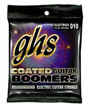 Struny do gitary elektrycznej GHS Coated Boomers 10-46 - 1