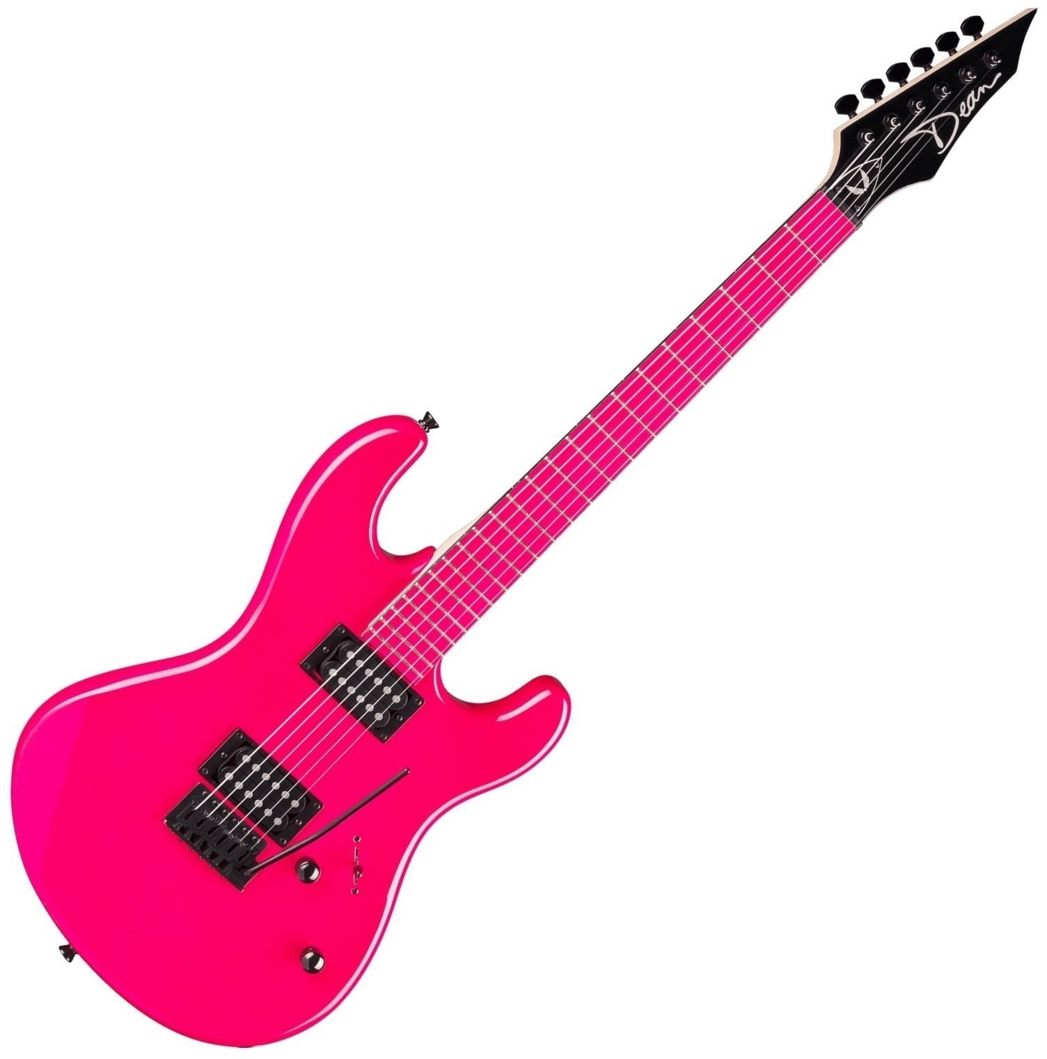 Elektrische gitaar Dean Guitars Custom Zone 2 HB - Florescent Pink
