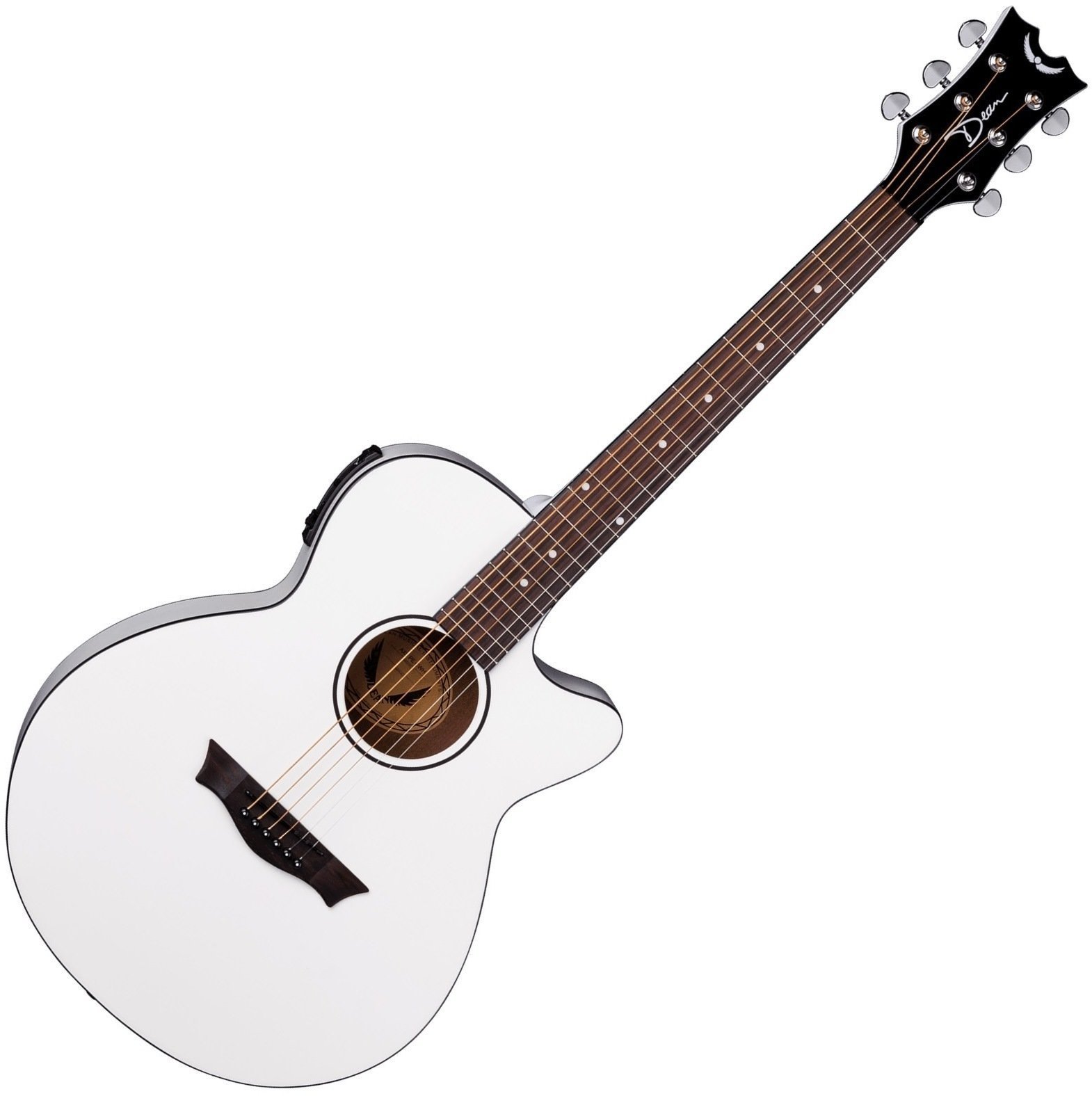 electro-acoustic guitar Dean Guitars AXS Performer A/E White