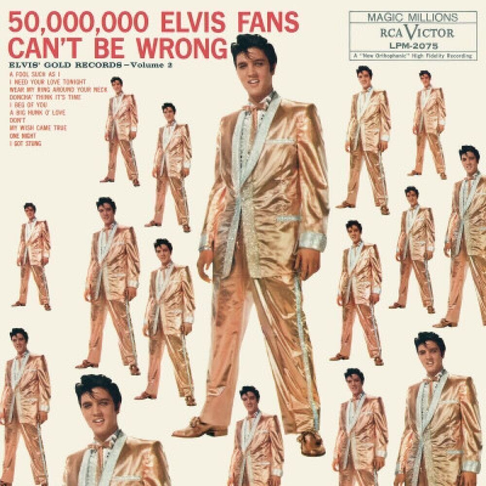 Vinylskiva Elvis Presley - 50,000,000 Elvis Fans Can't Be Wrong Vol. 2 (LP)