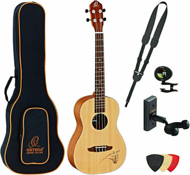 Barytonové ukulele Ortega RU5-BA Deluxe SET Barytonové ukulele Natural - 1