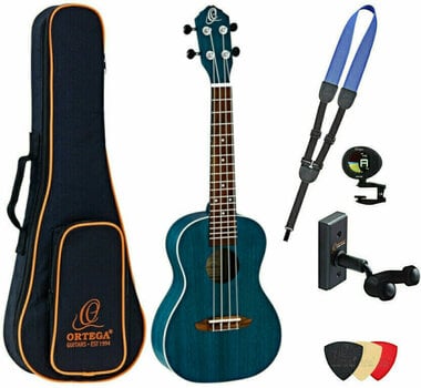 Koncertní ukulele Ortega RUOCEAN Deluxe SET Koncertní ukulele Ocean Blue - 1