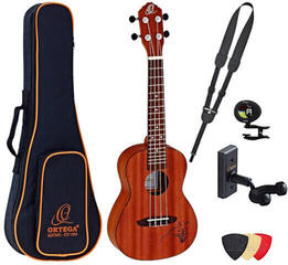 Concert Ukulele Ortega RU5MM Deluxe SET Natural Concert Ukulele