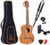 Tenori-ukulele Ortega RU5MM-TE Deluxe SET Tenori-ukulele Natural