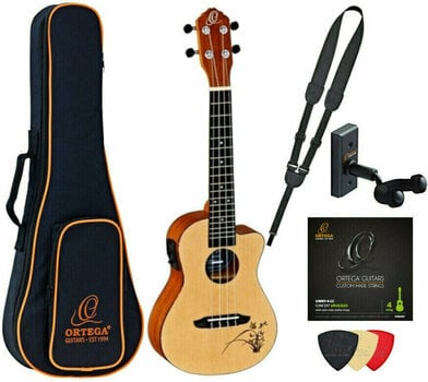 Koncertné ukulele Ortega RU5CE Deluxe SET Koncertné ukulele Natural - 1