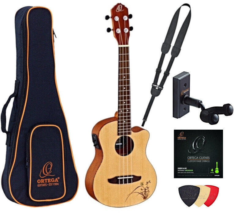 Sopran ukulele Ortega RU5CE-SO Deluxe SET Sopran ukulele Natural