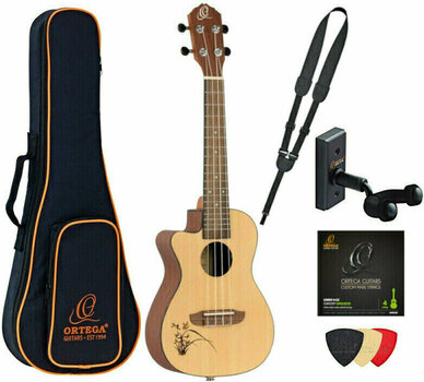Koncertné ukulele Ortega RU5CE-L Deluxe SET Koncertné ukulele Natural - 1