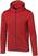 T-shirt/casaco com capuz para esqui Atomic Alps FZ Hoodie Dark Red M Hoodie