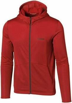 T-shirt/casaco com capuz para esqui Atomic Alps FZ Hoodie Dark Red XL Hoodie - 1