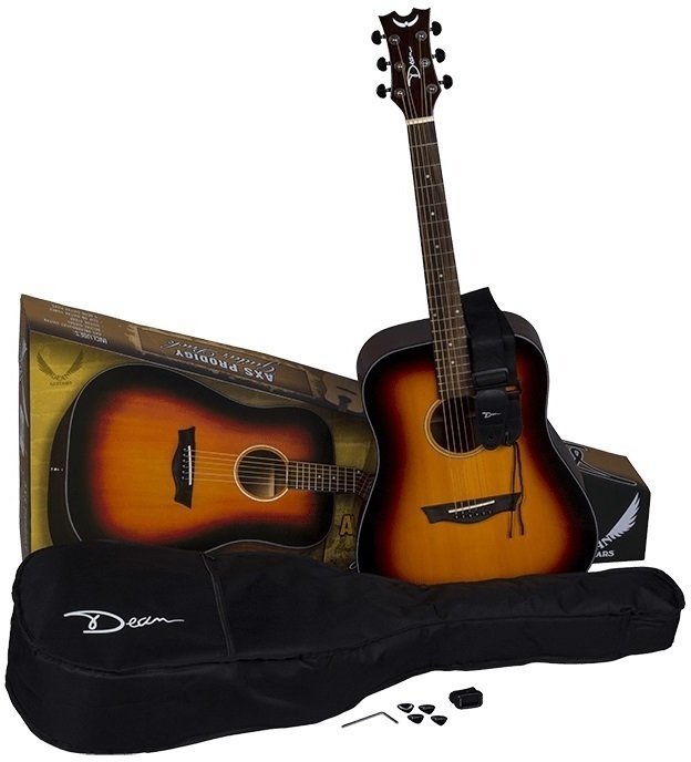 Gitara akustyczna Dean Guitars AXS Prodigy Pack Tobacco Sunburst