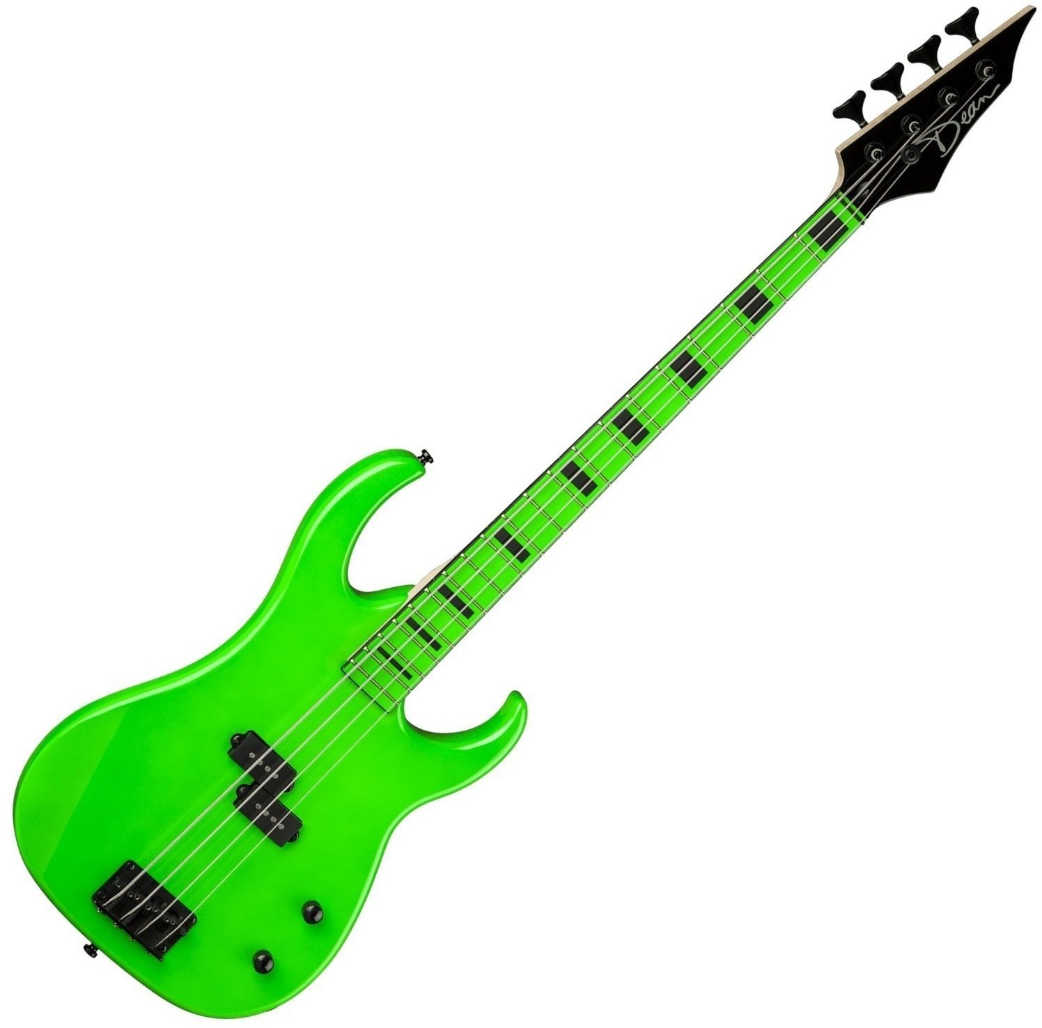 Bajo de 4 cuerdas Dean Guitars Custom Zone Bass - Nuclear Green