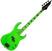 4-string Bassguitar Dean Guitars Custom Zone Bass - Nuclear Green