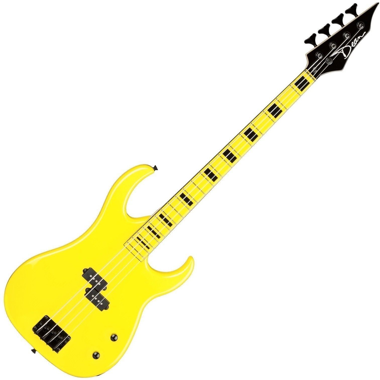 Baixo de 4 cordas Dean Guitars Custom Zone Bass - Yellow