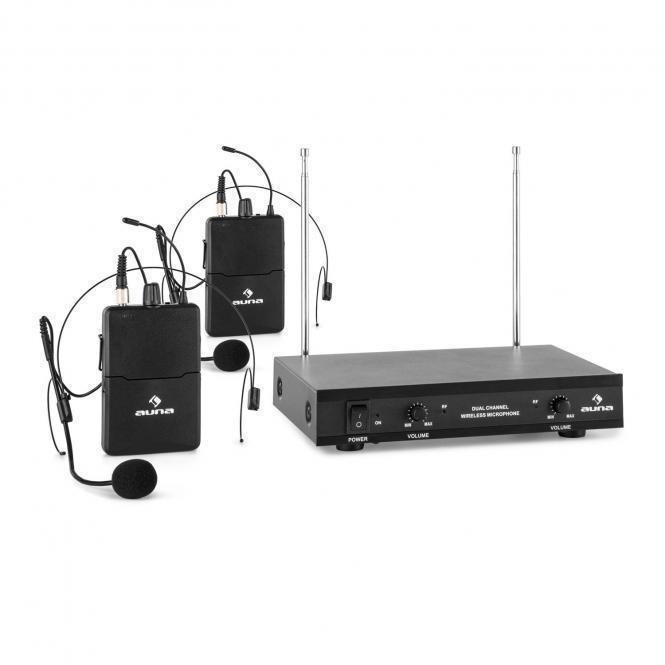 Kombinovaný bezdrátový systém Auna VHF-2-HS