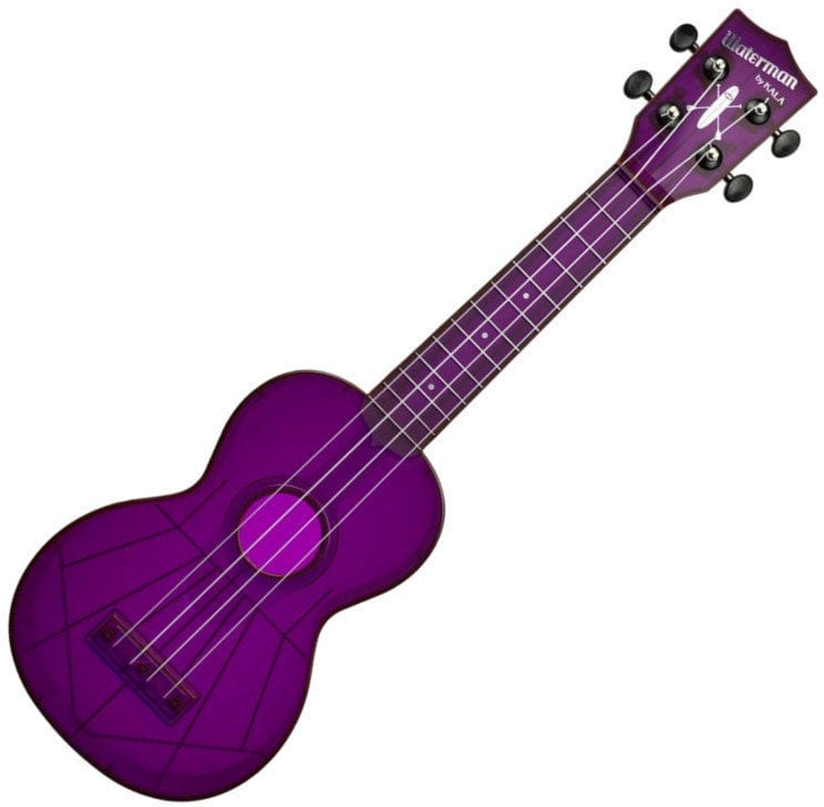 Sopránové ukulele Kala Waterman Sopránové ukulele Grape Fluorescent