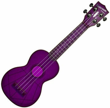 Sopránové ukulele Kala Waterman Sopránové ukulele Grape Fluorescent - 1