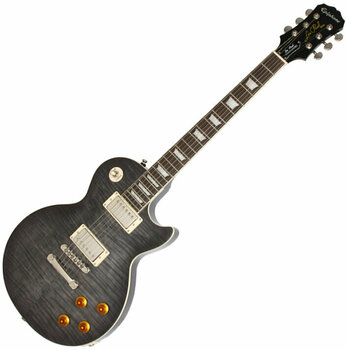 Elektrisk guitar Epiphone Les Paul Standard Plustop PRO Trans Black - 1