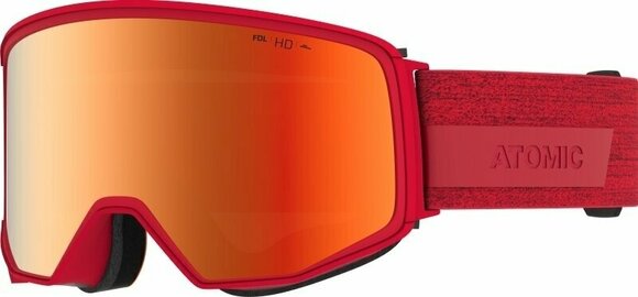 Masques de ski Atomic Four Q HD Red/Red HD Masques de ski - 1