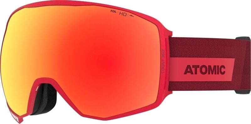 Ski Brillen Atomic Count 360° HD Red/Red HD Ski Brillen