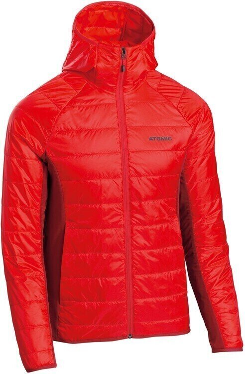 Ski Jacket Atomic M Backland Primaloft Dark Red/Red M