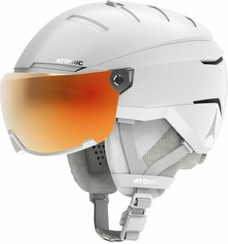 Lyžařská helma Atomic Savor GT Amid Visor HD White M (55-59 cm) Lyžařská helma - 1