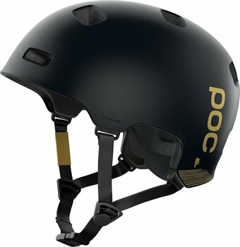 Bike Helmet POC Crane MIPS Fabio Uranium Black Mat/Gold 51-54 Bike Helmet - 1