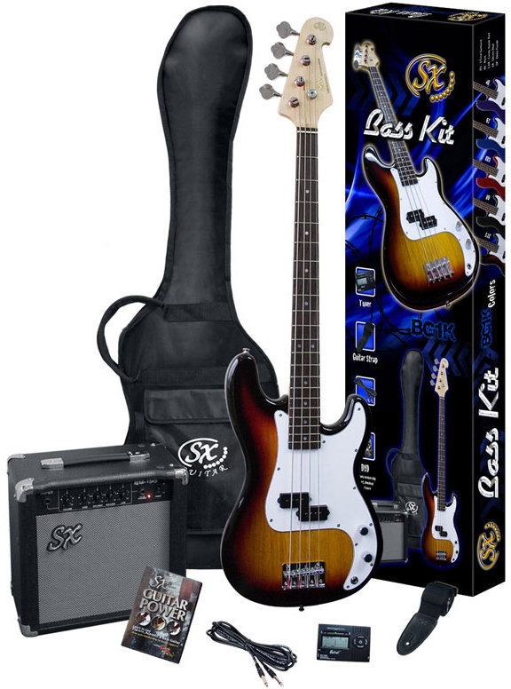 4-string Bassguitar SX BG 1 K 3 TS