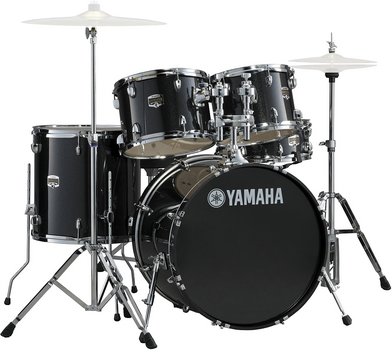 Akoestisch drumstel Yamaha GM0F5 GigMaker Studio Drum Set Jazz Black Glitter - 1