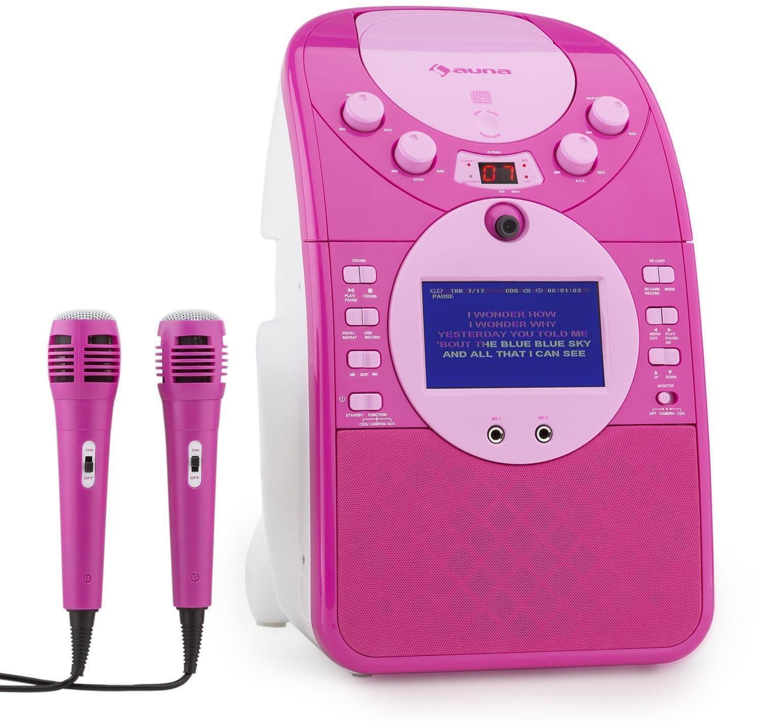 Karaoke system Auna ScreenStar Karaoke system Pink