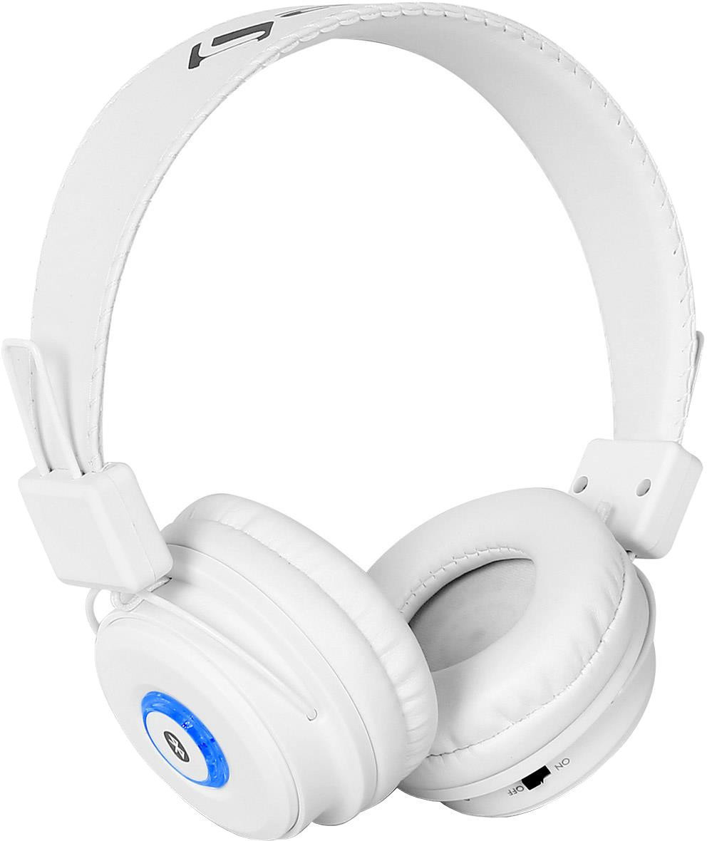 Безжични On-ear слушалки Auna DBT-1 White