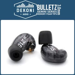 Priključki za slušalke Dekoni Audio ETZ-GEMINI-PL Black Priključki za slušalke