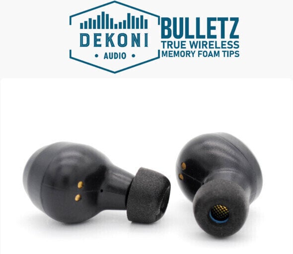 Enchufes para auriculares Dekoni Audio ETZ-TWS-PL Enchufes para auriculares Black