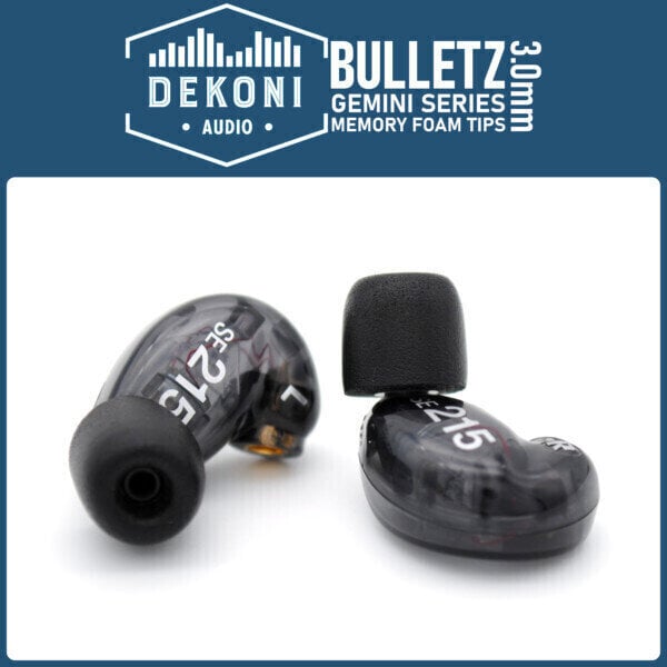 Ear Tips for In-Ears Dekoni Audio ETZ-GEMINI-SM Ear Tips for In-Ears Black