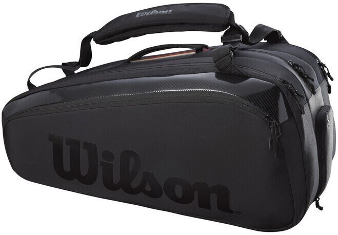 Tennis Bag Wilson Super Tour 15 Black Tennis Bag