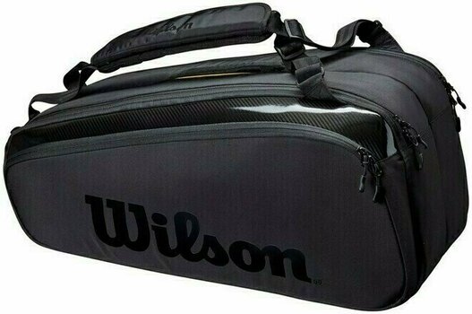 Teniška torba Wilson Super Tour 9 Black Teniška torba - 1