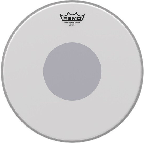 Opna za bubanj Remo CS-0116-10 Controlled Sound Coated Black Dot 16" Opna za bubanj