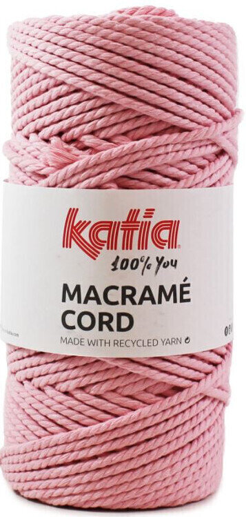 Cordon Katia Macrame Cord 5 mm 100 m 101 Rose Cordon