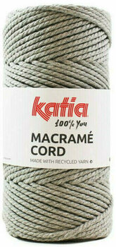Cordon Katia Macrame Cord 5 mm 100 m 102 Light Grey Cordon - 1
