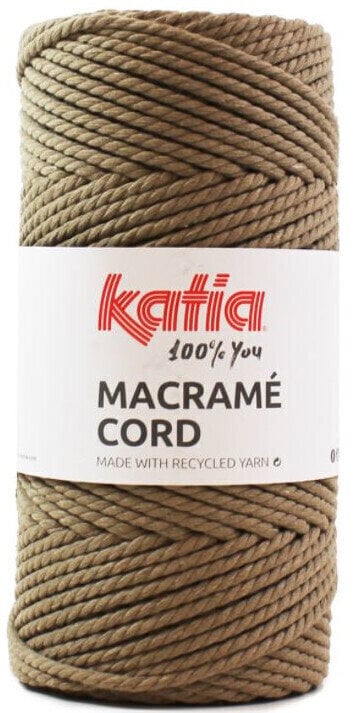 Zsinór Katia Macrame Cord 5 mm 105 Beige