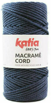 Cordão Katia Macrame Cord 5 mm 106 Dark Jeans - 1