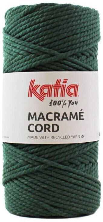 юта Katia Macrame Cord 5 mm 108 Bottle Green