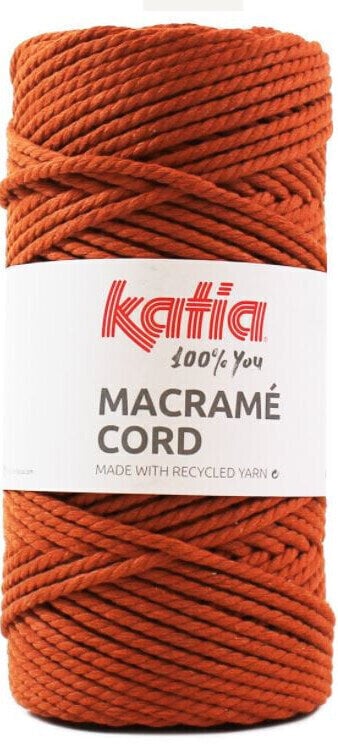 Cordon Katia Macrame Cord 5 mm 100 m 110 Rust Cordon