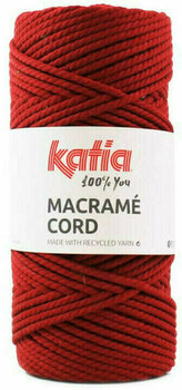 Cable Katia Macrame Cord 5 mm 111 Red - 1