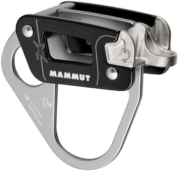 Safety Gear for Climbing Mammut Nordwand Alpine Belay/Rappel Device Black