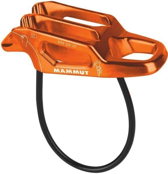 Safety Gear for Climbing Mammut Wall Alpine Belay/Rappel Device Orange