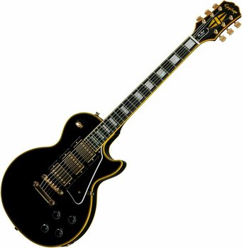Elektrische gitaar Epiphone Joe Bonamassa Black Beauty Les Paul Custom Zwart - 1