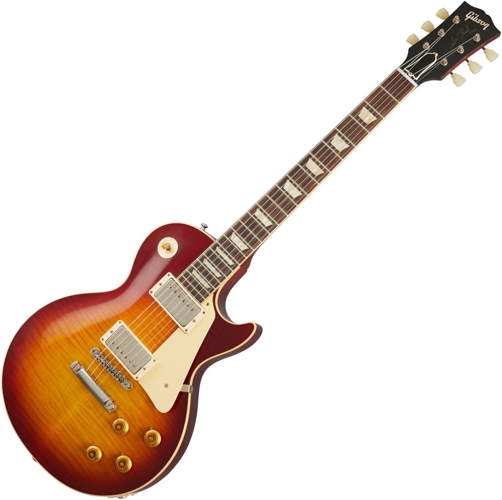 Elektriska gitarrer Gibson 60th Anniversary 1960 Les Paul Standard V1 VOS Deep Cherry Sunburst