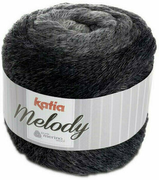 Fil à tricoter Katia Melody 203 Off White/Black Fil à tricoter - 1