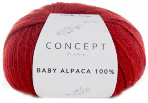 Strickgarn Katia Baby Alpaca 100% 513 Red
