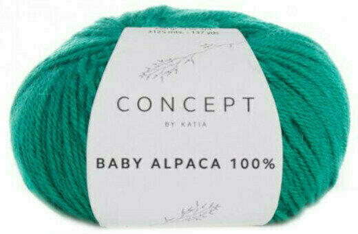 Knitting Yarn Katia Baby Alpaca 100% 514 Light Green - 1
